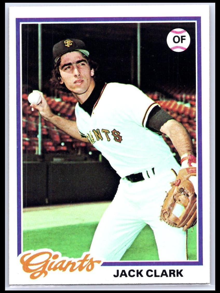 Jack Clark 1978 topps Topps
