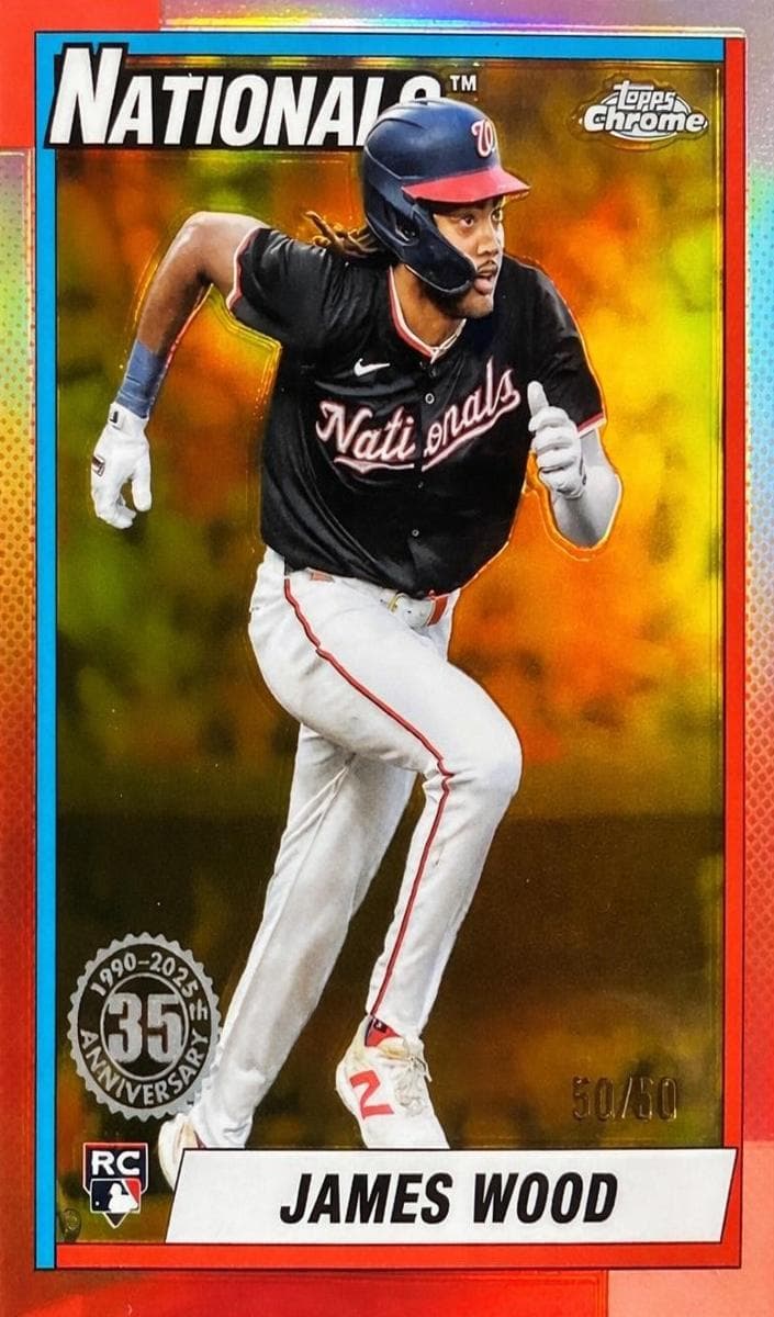 James Wood 2025 topps Chrome