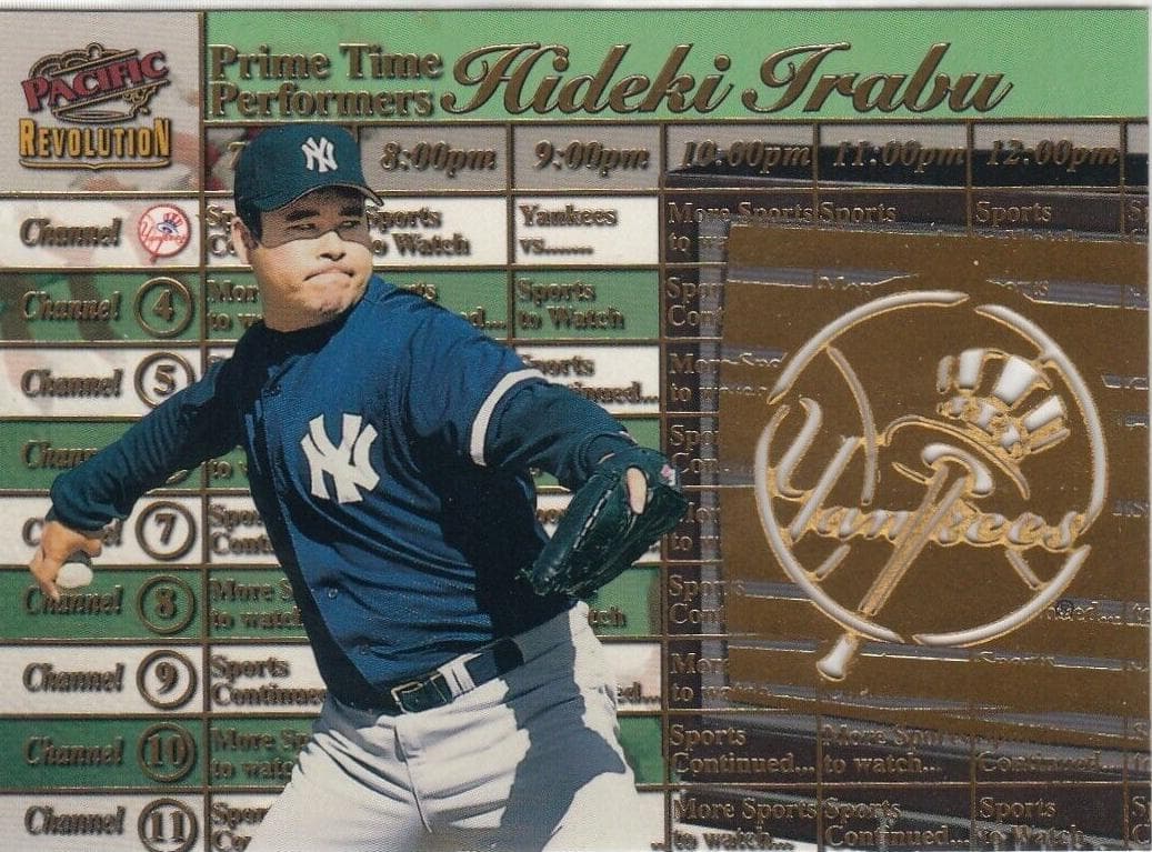 Hideki Irabu 1998 panini Pacific Revolution
