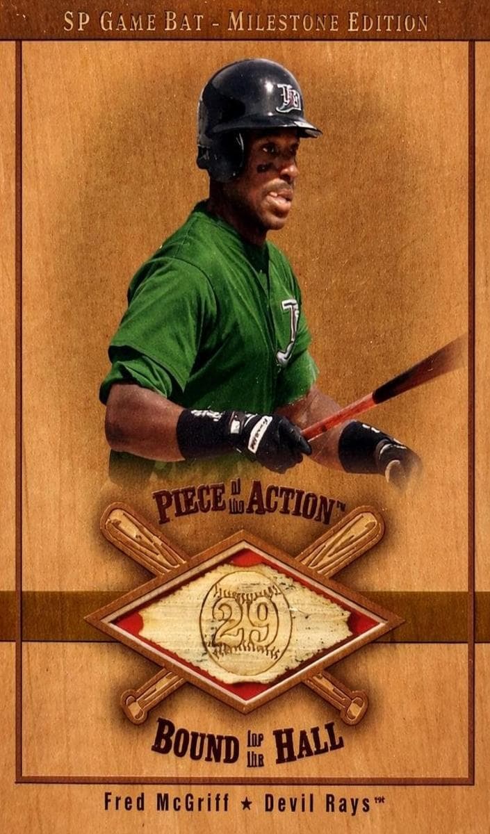 Fred McGriff 2001 unknown SP Game Bat Milestone