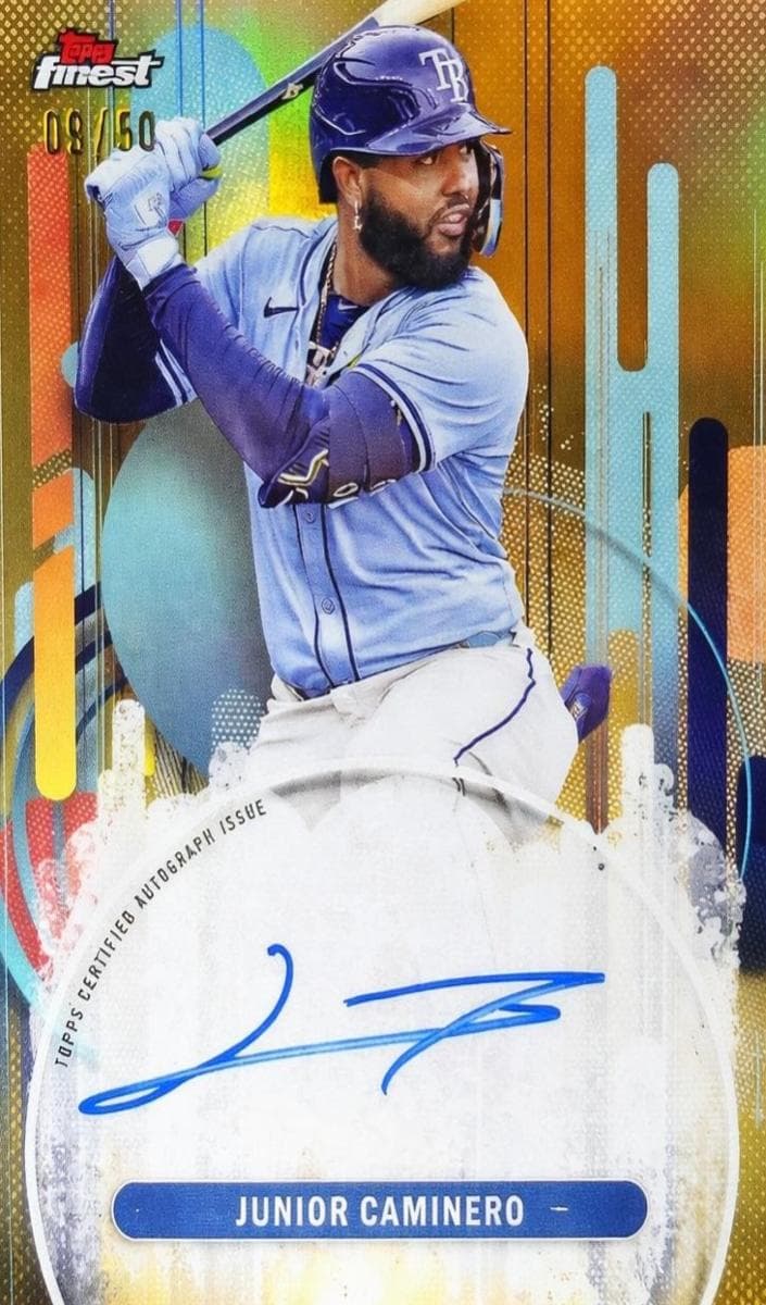 Junior Caminero 2025 topps Topps Finest