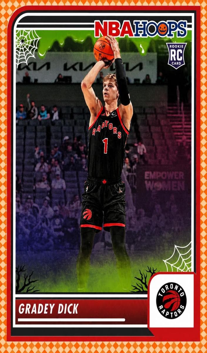 Gradey Dick 2023 panini Hoops Haunted Hoops
