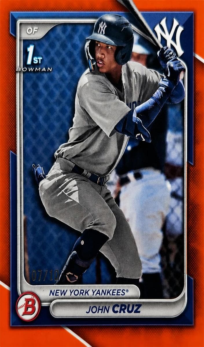 John Cruz 2024 bowman Prospects