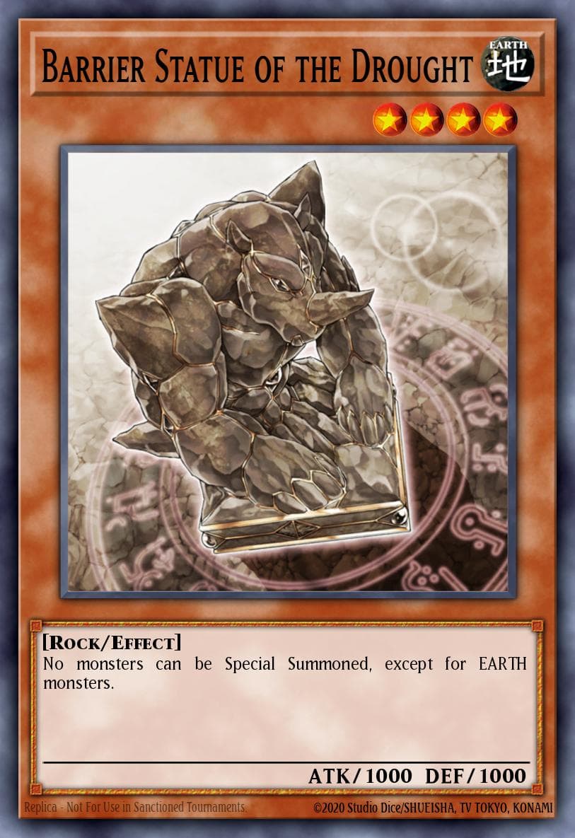 Barrier Statue of the Drought 2006 Yu-Gi-Oh!