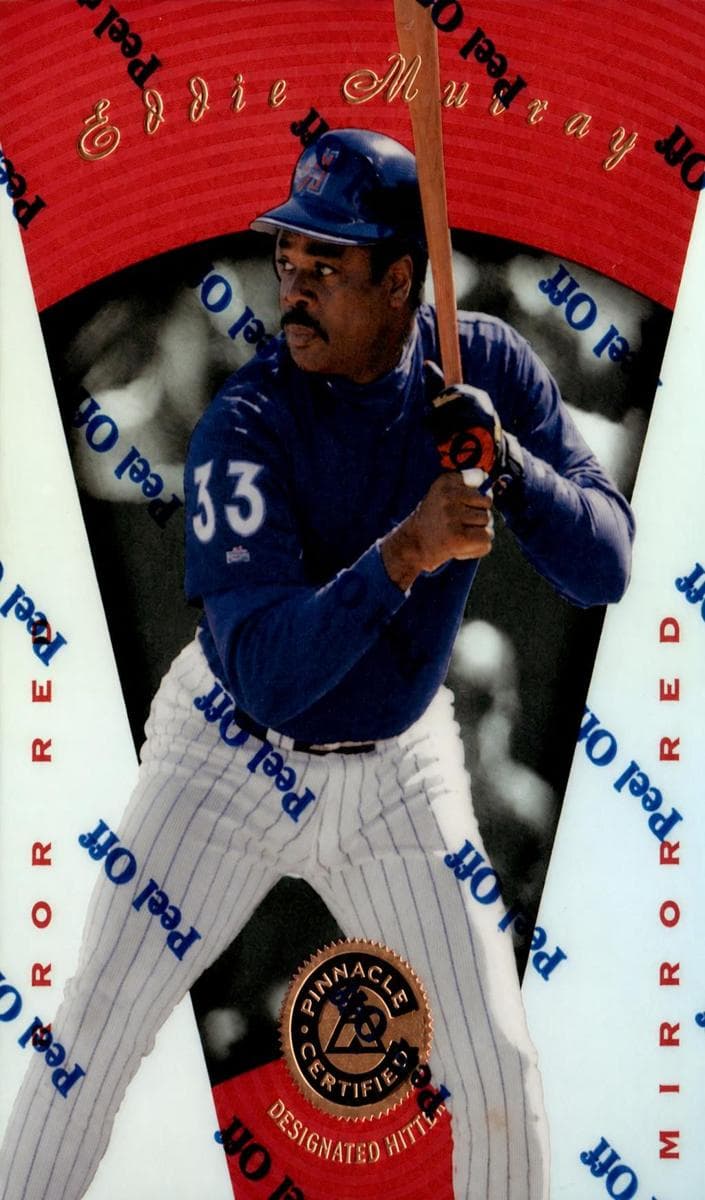 Eddie Murray 1997 panini Pinnacle Certified