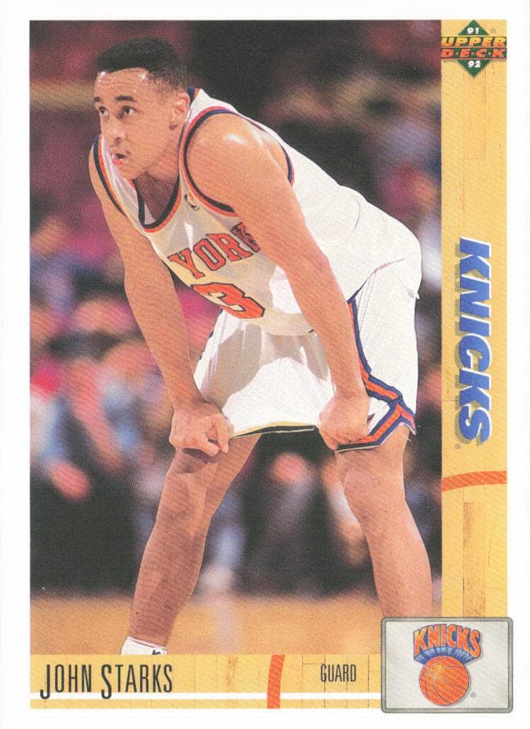John Starks 1991 upper-deck Upper Deck