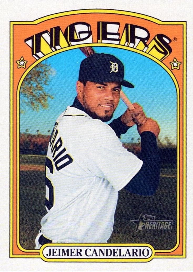 Jeimer Candelario 2021 topps Topps Heritage