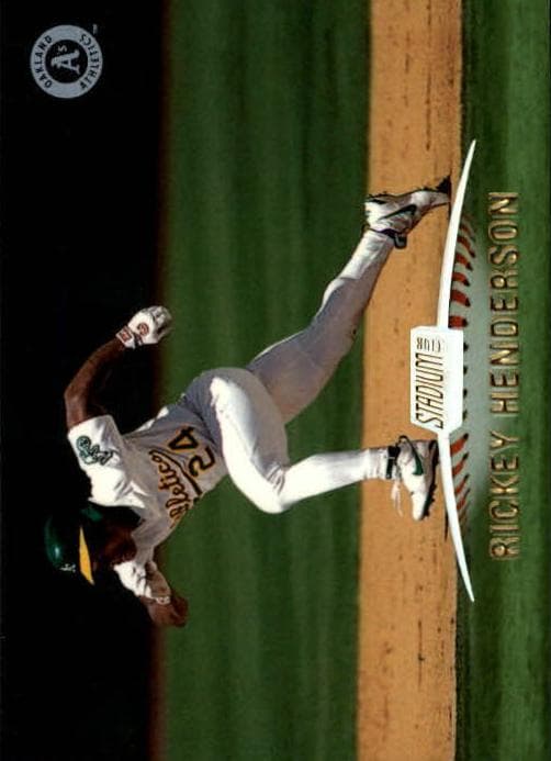 Rickey Henderson 1999 unknown Stadium Club