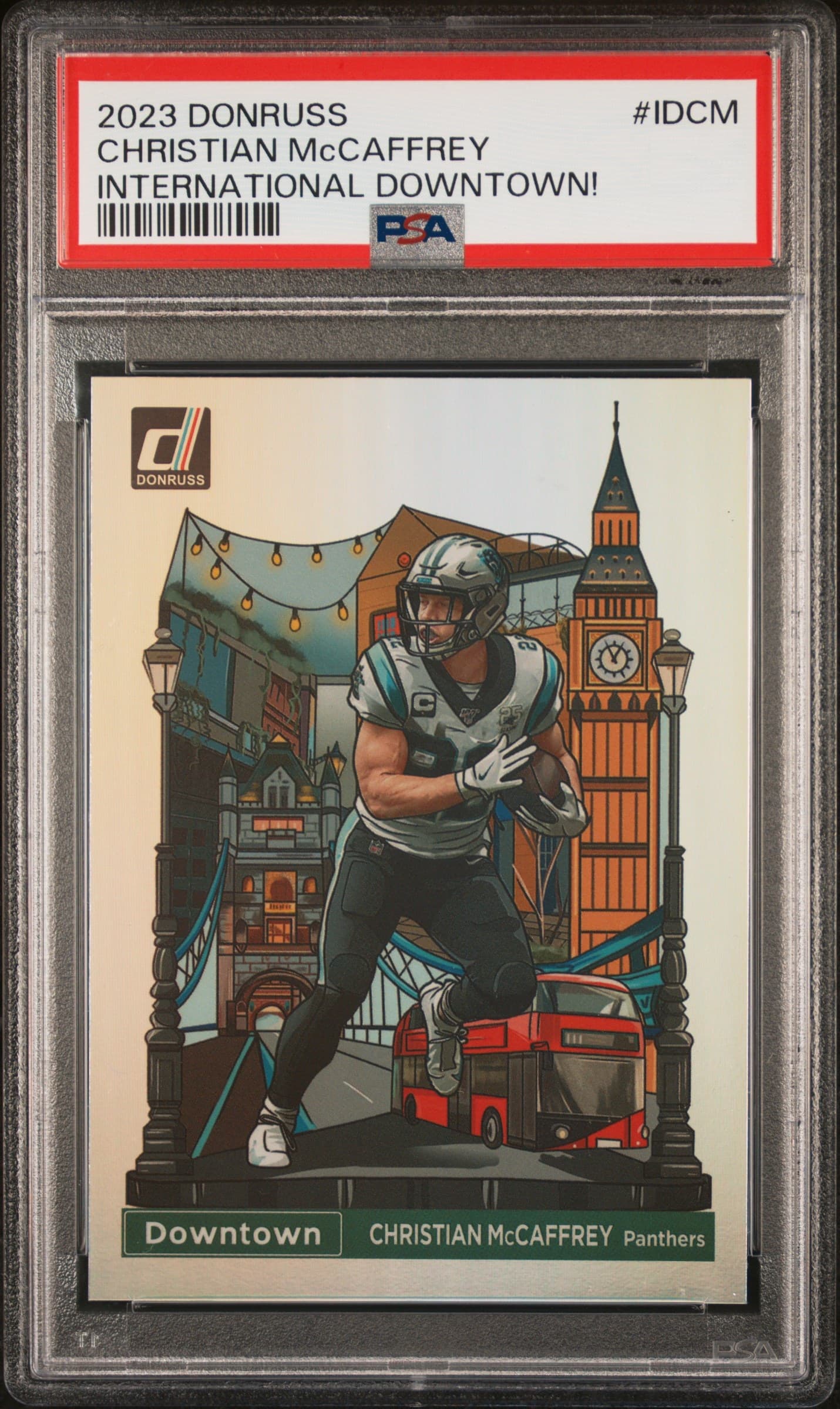 Christian McCaffrey 2023 panini Panini Donruss