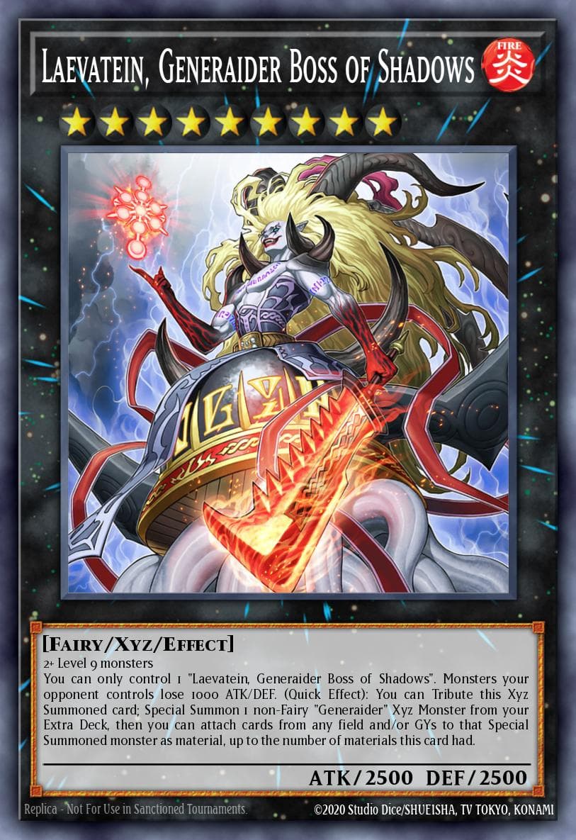 Laevatein, Generaider Boss of Shadows #PHHY-EN047