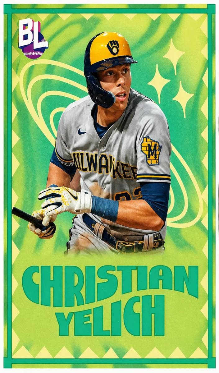 Christian Yelich 2023 topps Topps Big League
