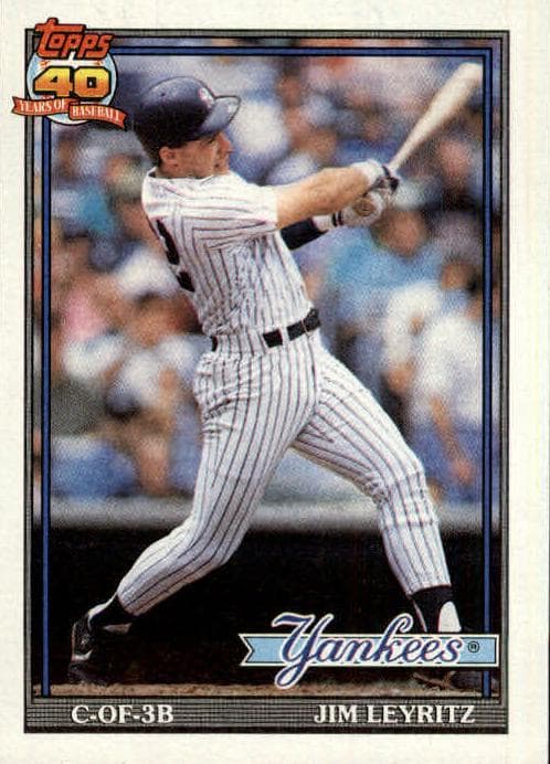 Jim Leyritz 1991 topps O-Pee-Chee