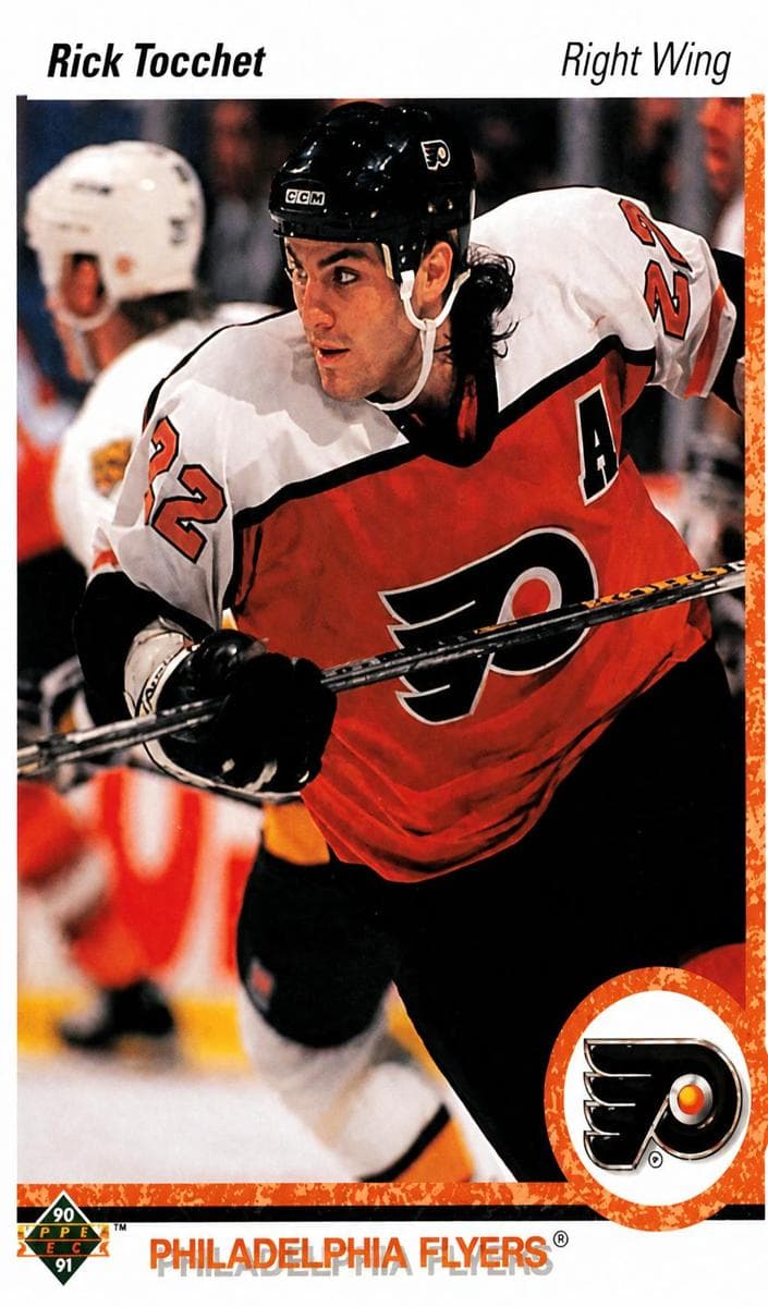 Rick Tocchet 1990 upper-deck Upper Deck