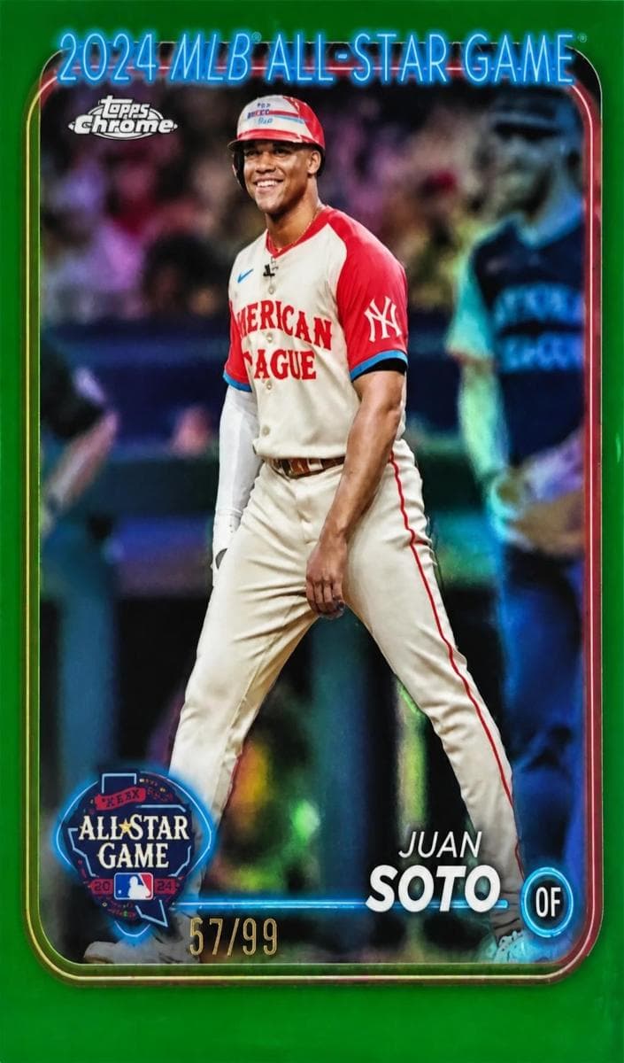 Juan Soto 2024 topps Topps Chrome Update