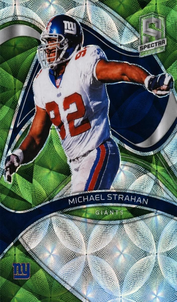 Michael Strahan trading card
