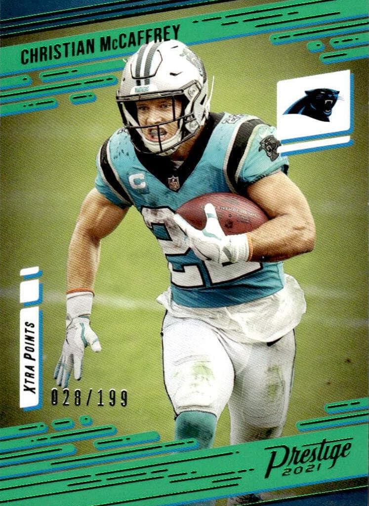 Christian McCaffrey 2021 panini Panini Prestige