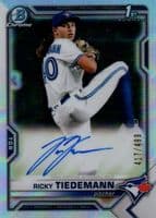 Ricky Tiedemann trading card