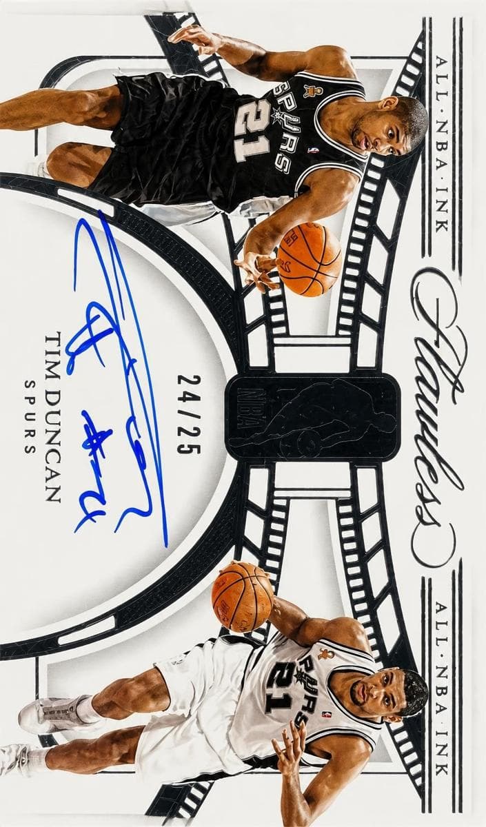 Tim Duncan 2023 panini Panini Flawless