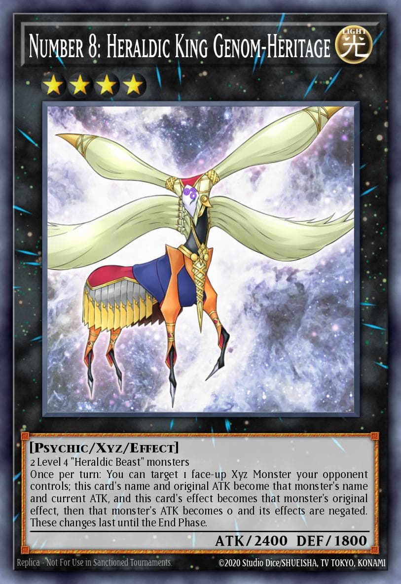 Number 8: Heraldic King Genom-Heritage #ABYR-EN045