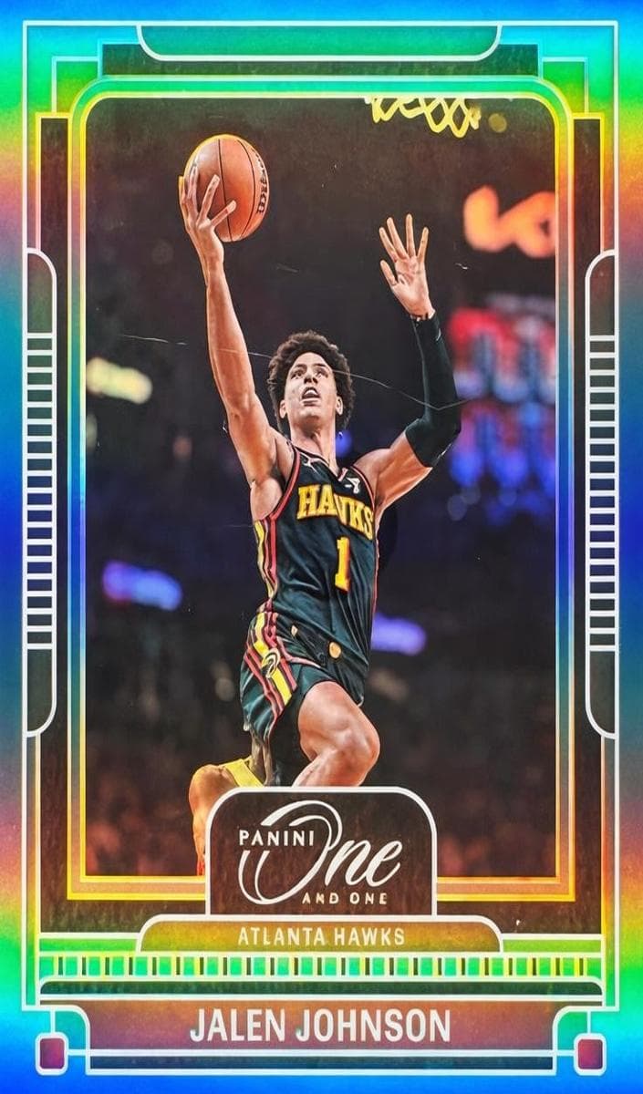 Jalen Johnson 2024 panini Panini One and One