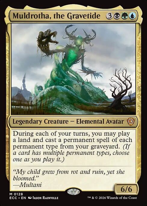 Muldrotha, the Gravetide 2026 Magic: The Gathering Lorwyn Eclipsed Commander