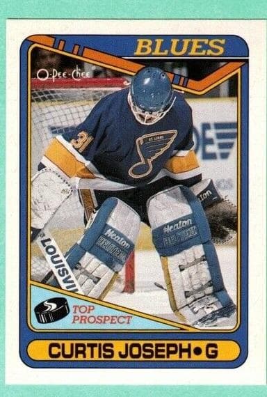 Curtis Joseph 1990 topps O-Pee-Chee