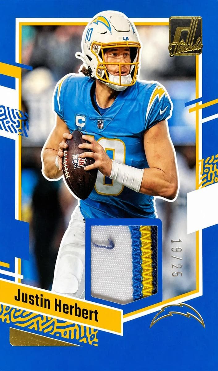 Justin Herbert 2023 panini Panini Donruss