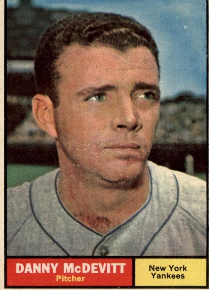 Danny McDevitt 1961 topps Topps