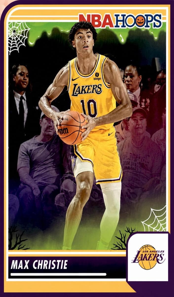 Max Christie 2023 panini Hoops Haunted Hoops