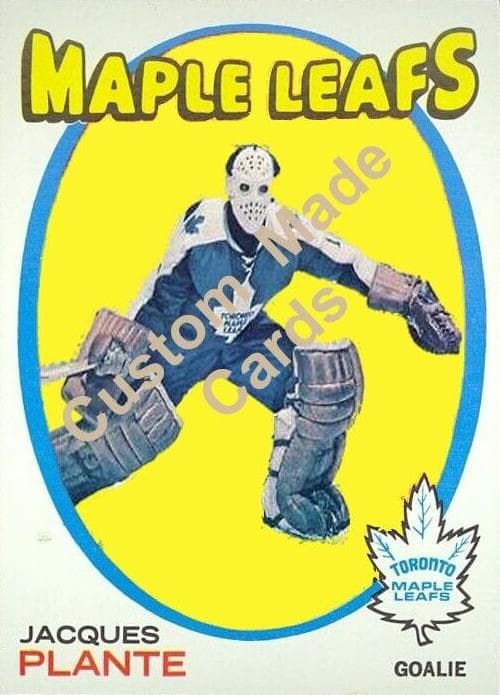 Jacques Plante 1971 topps