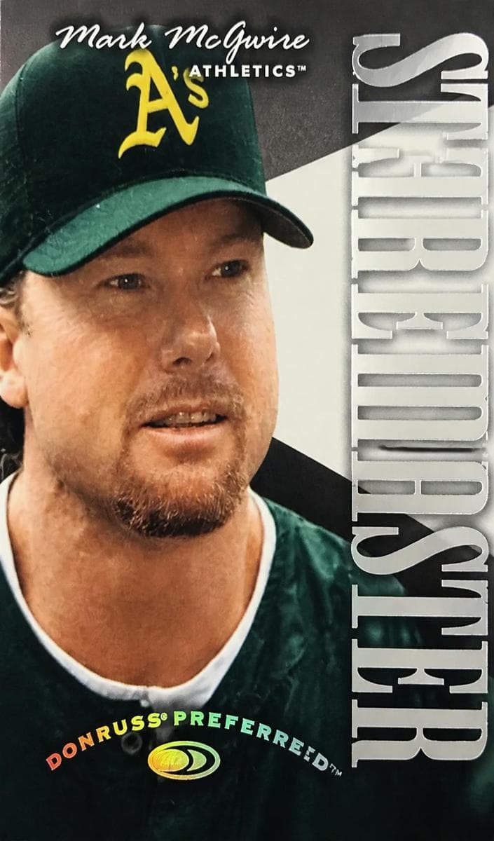 Mark McGwire 1997 panini
