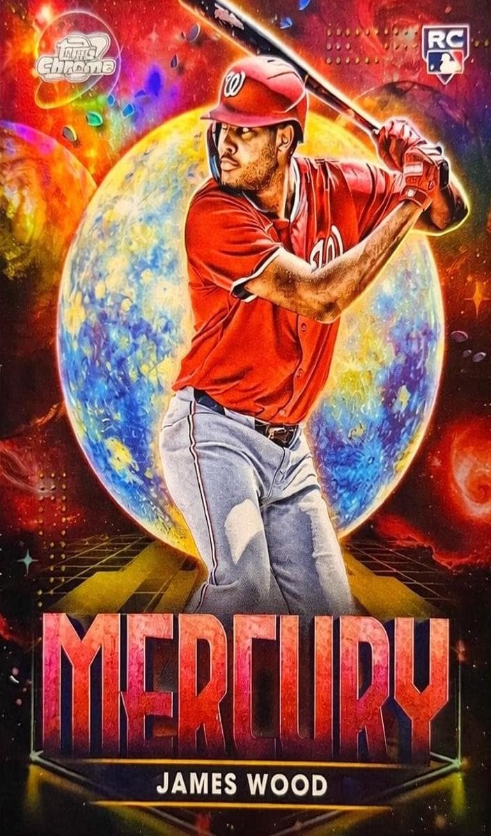 James Wood 2025 topps Topps Cosmic Chrome
