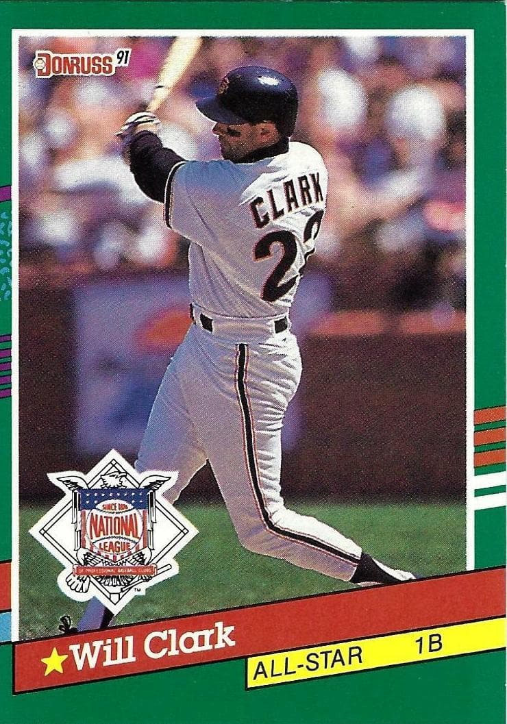 Will Clark 1991 panini