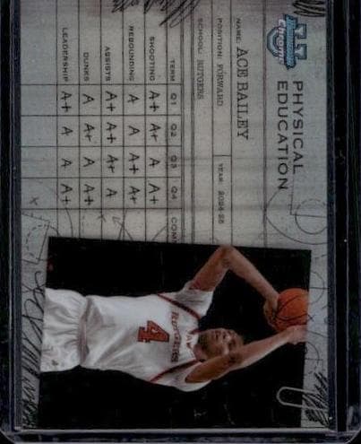 Ace Bailey 2024 bowman Bowman University Chrome
