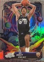 Ace Bailey 2025 topps Topps Chrome Cosmic Propulsion - Blue Moon Refractor