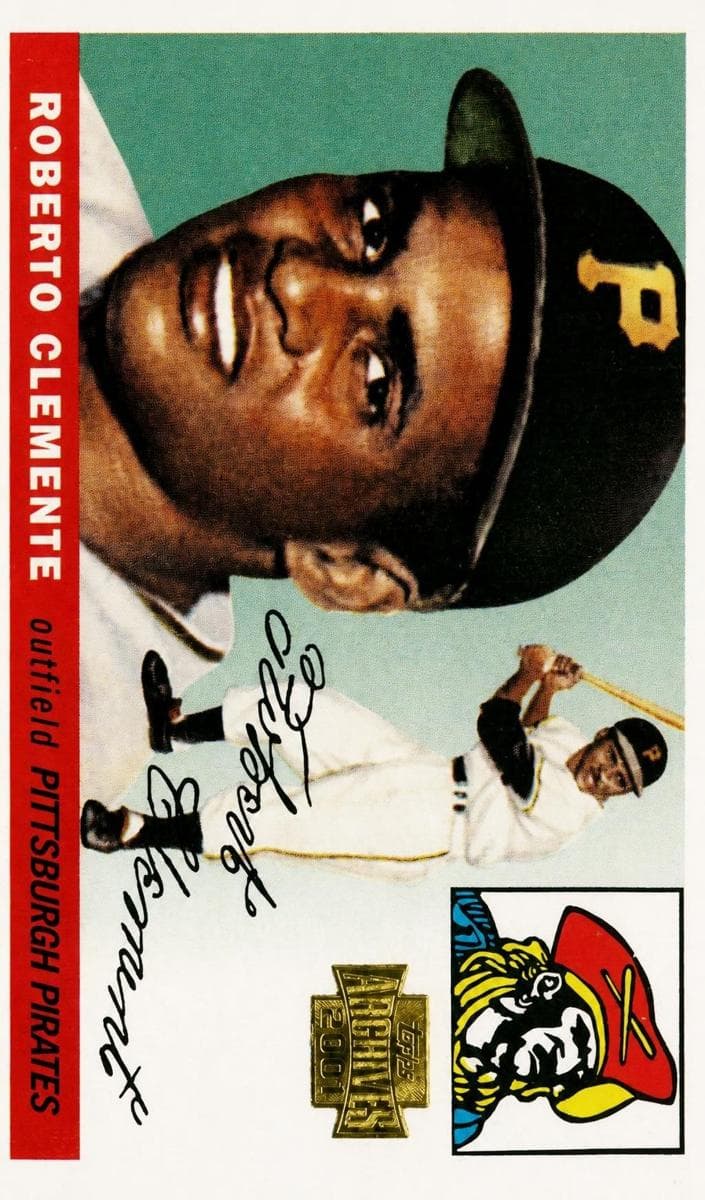Roberto Clemente 2001 topps