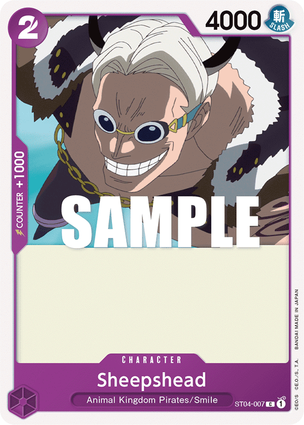Sheepshead 2022 One Piece Starter Deck 4: Animal Kingdom Pirates