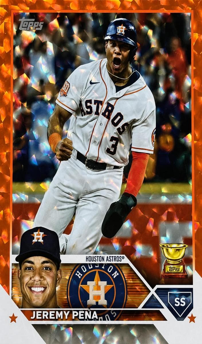 Jeremy Peña 2023 topps Topps