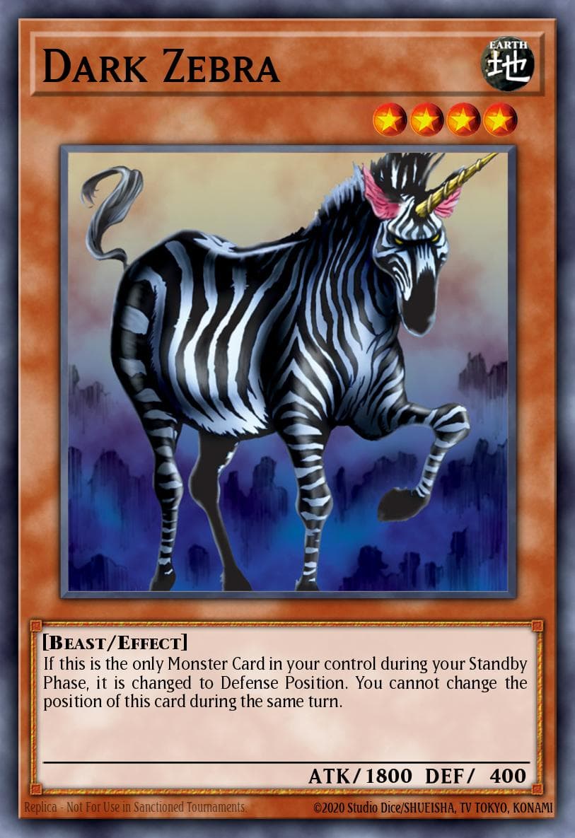 Dark Zebra 2000 Yu-Gi-Oh!