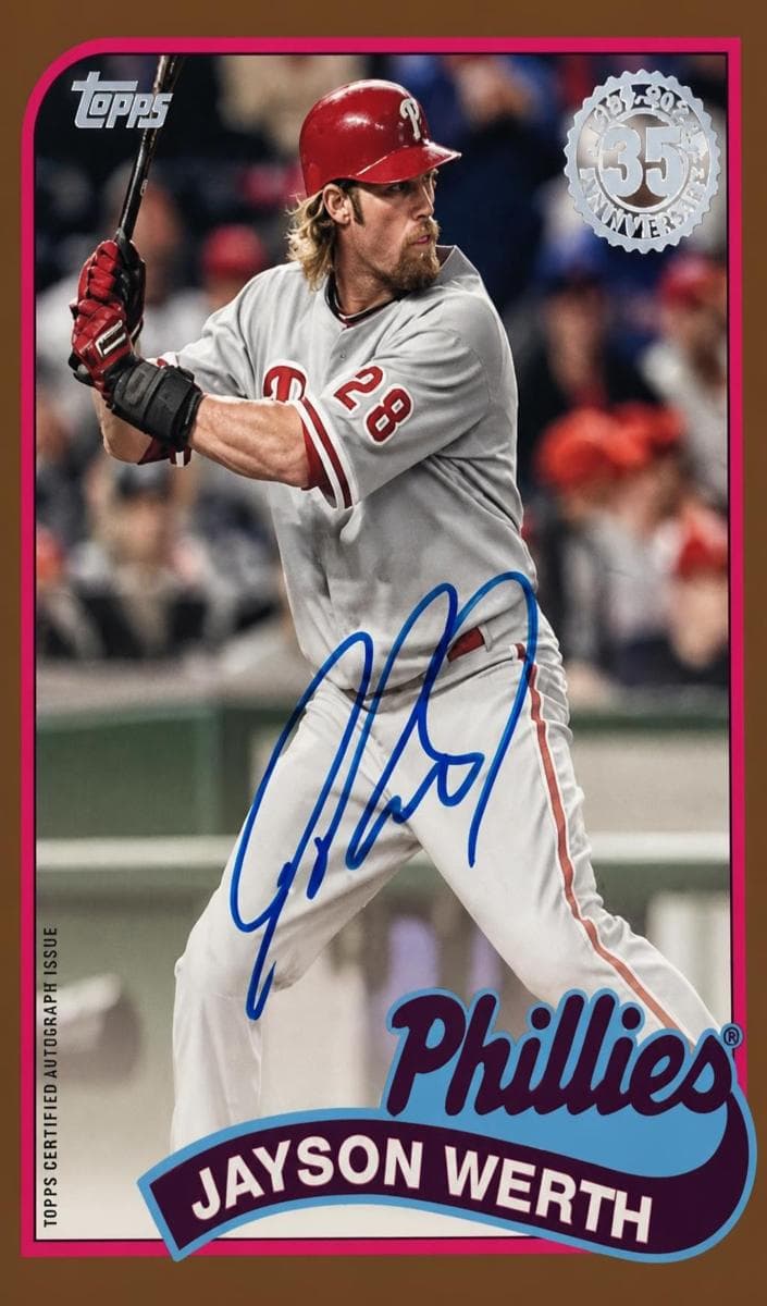 Jayson Werth trading card