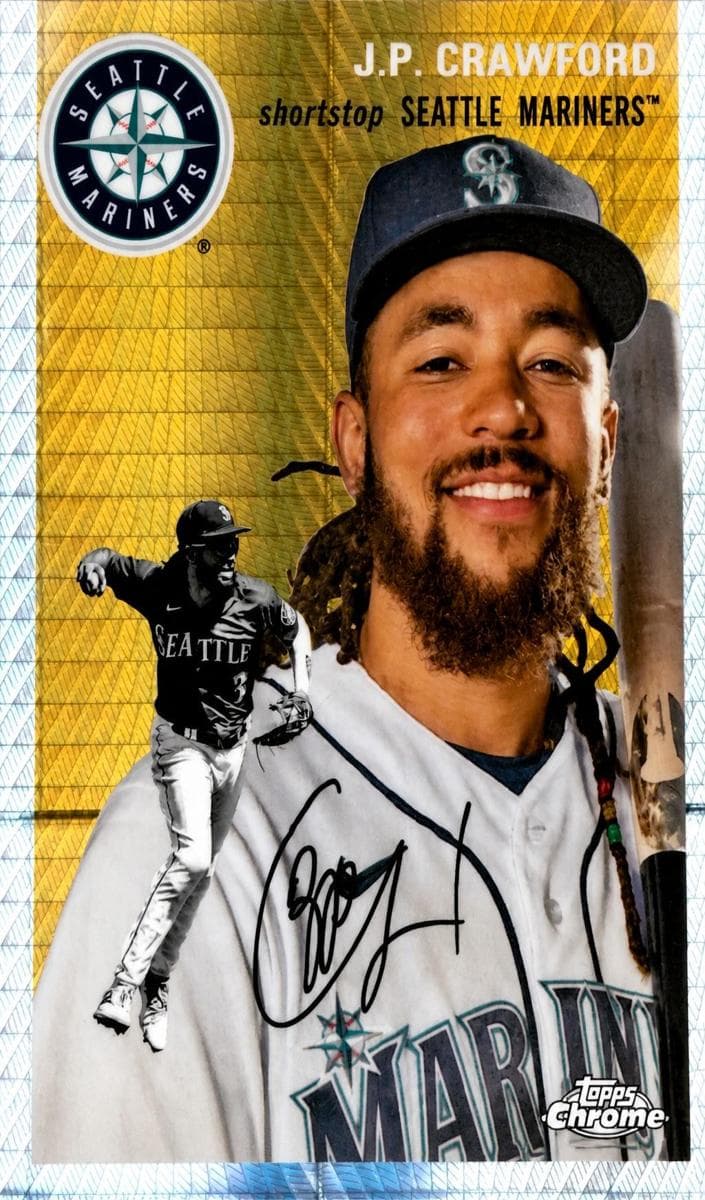 J.P. Crawford 2023 topps Topps Chrome Platinum Anniversary