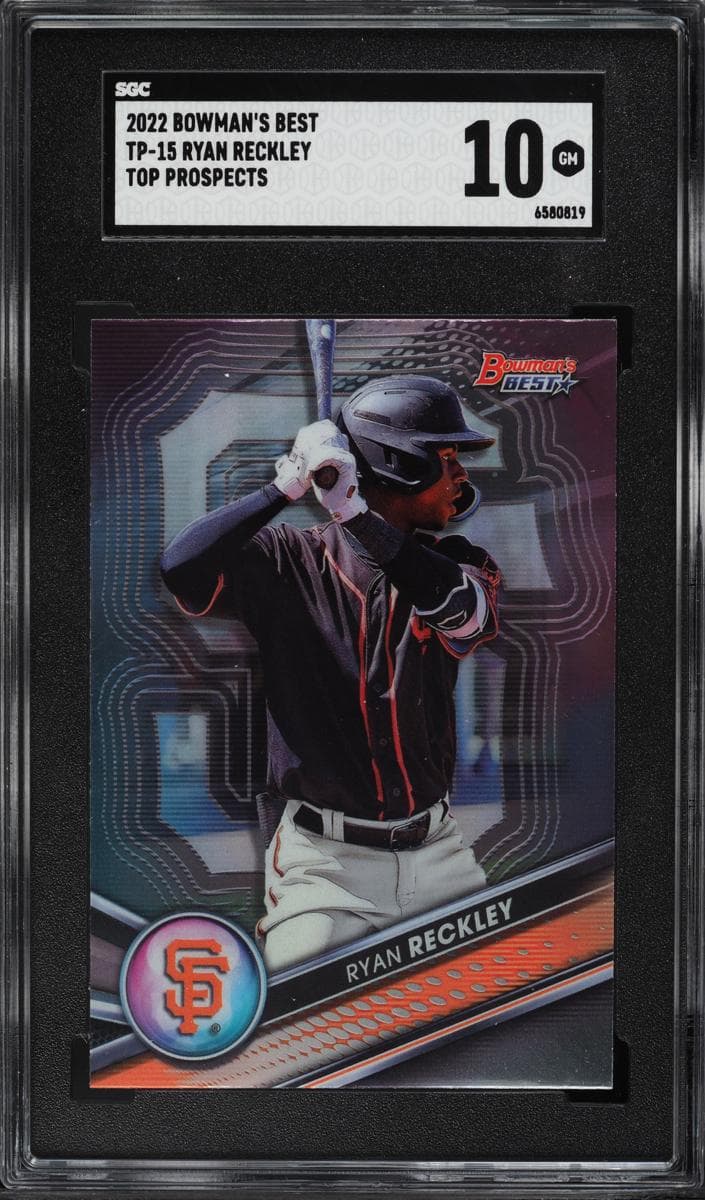 Ryan Reckley 2022 bowman Bowman's Best