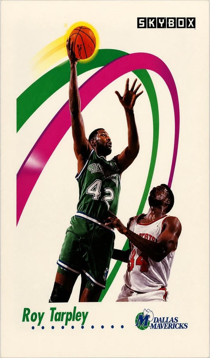Roy Tarpley 1991 fleer