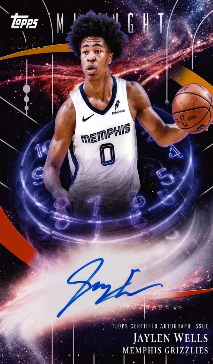 Jaylen Wells 2025 topps Topps Midnight