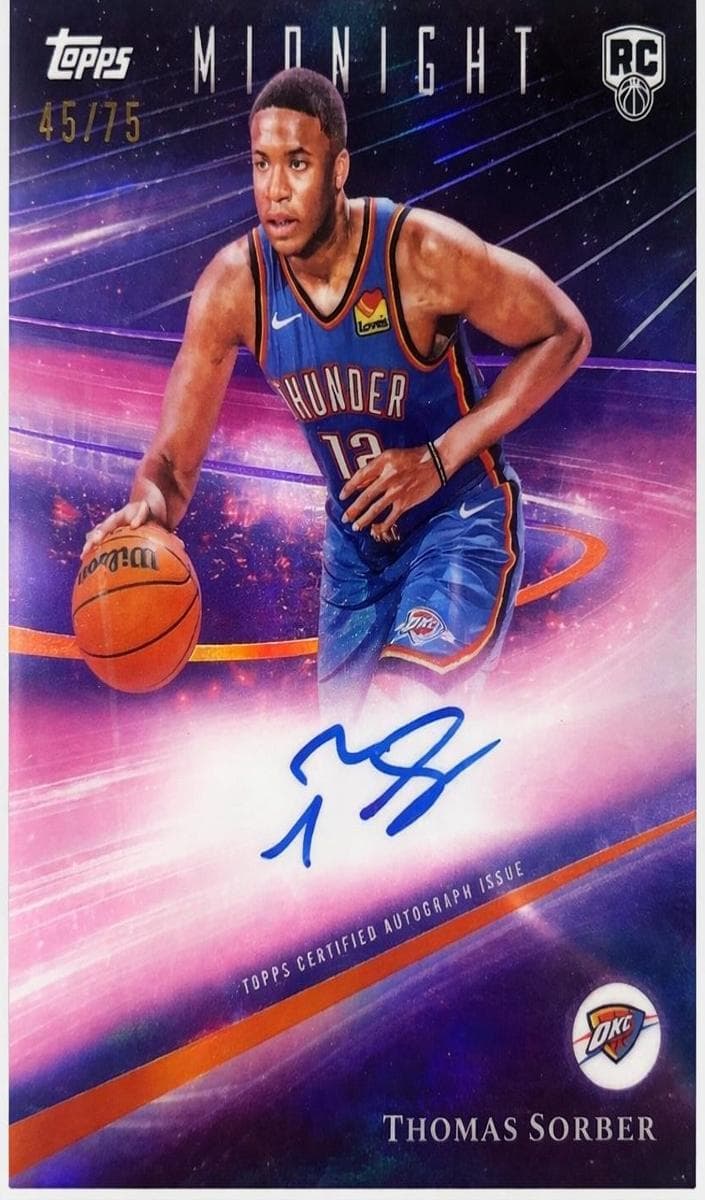 Thomas Sorber 2025 topps Topps Midnight