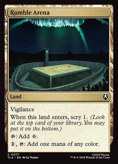 Rumble Arena 2025 Magic: The Gathering Avatar: The Last Airbender