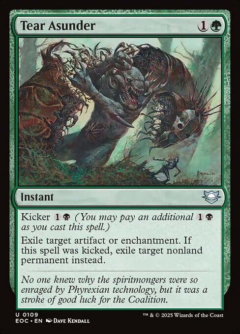 Tear Asunder 2024 Magic: The Gathering Bloomburrow Commander