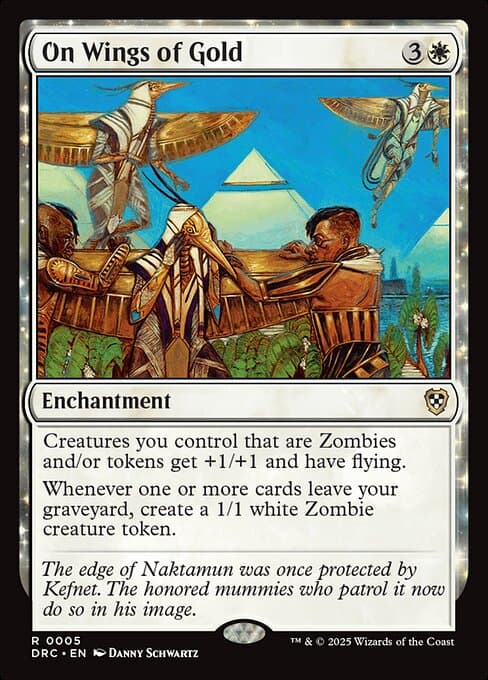 On Wings of Gold 2025 Magic: The Gathering Aetherdrift Commander
