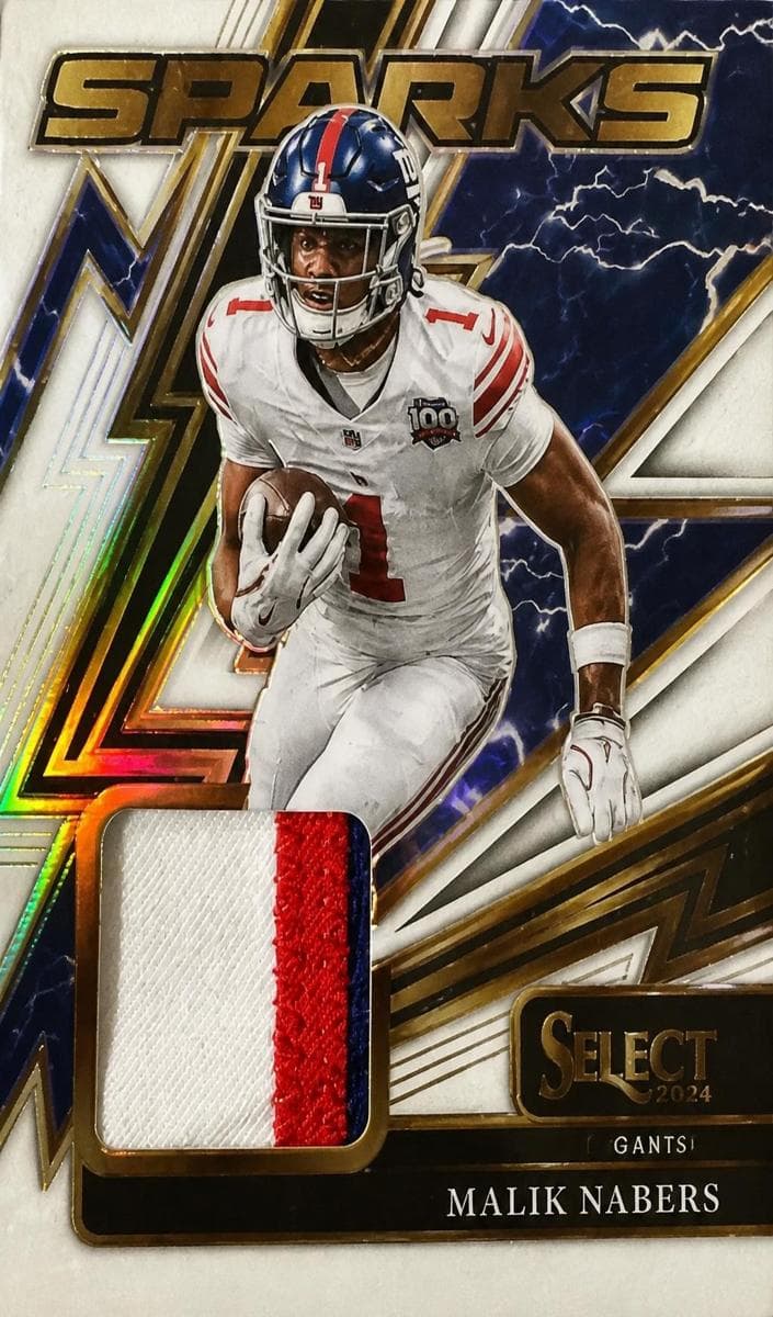 Malik Nabers 2025 panini Panini Select