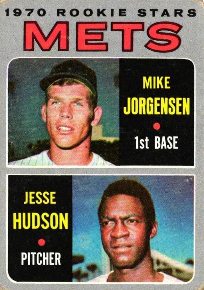 Mets 1970 Rookie Stars (Mike Jorgensen / Jesse Hudson) #348